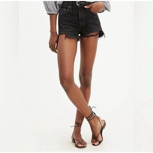 Levi’s 501 High Rise Denim Shorts